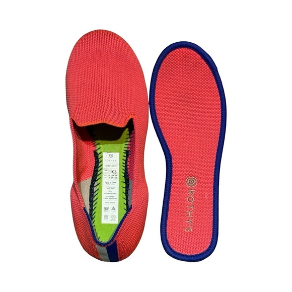 Rothy's The Kids Loafer in Flamingo - Picture 3 of 4